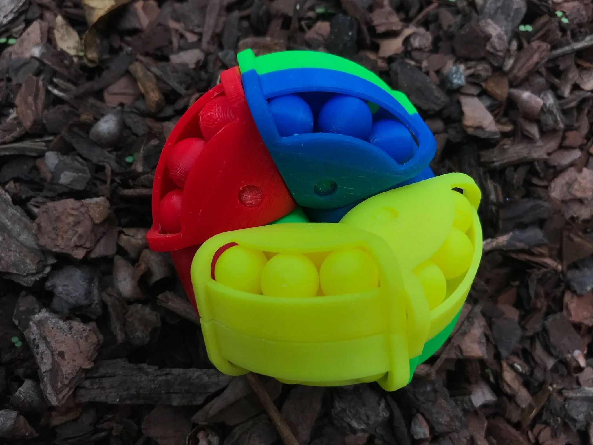 ASTROLABACUS puzzle, Four-Colour Edition: blue, red, green, yellow